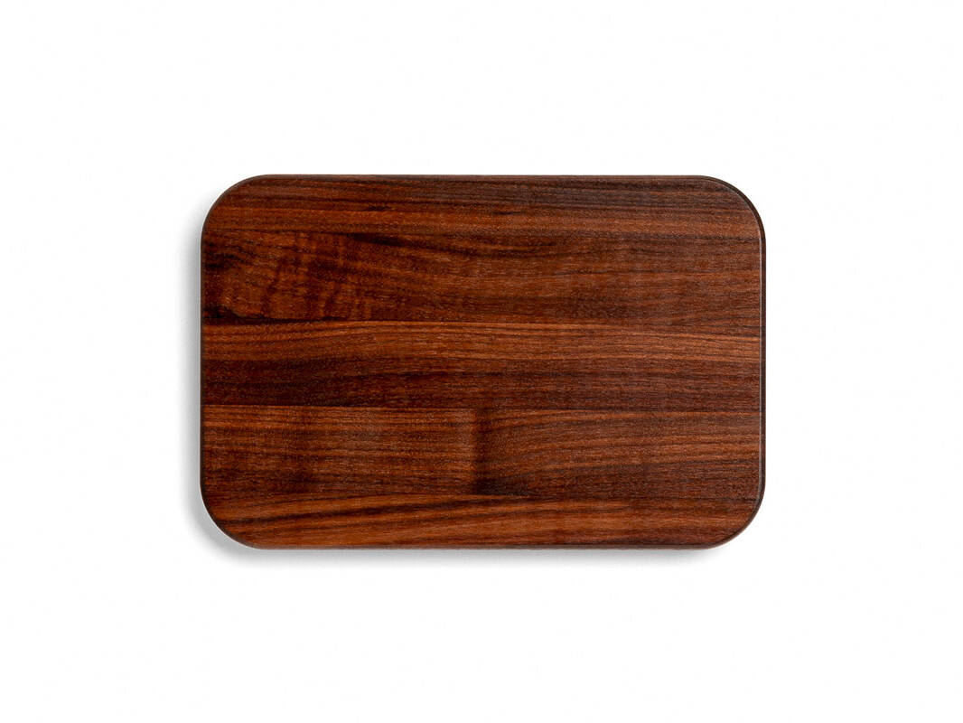 Chop-N-Serve Black Walnut Schneidebrett mit Griffmulden; beidseitig einsetzbar 55